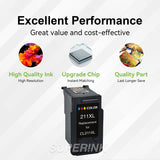 Compatible Canon CL-211XL new chip Color Inkjet Cartridge