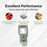 Compatible Canon PFI-207Y 300ml Yellow Ink