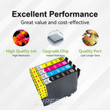 Compatible Epson T222XL T222 Combo Ink Cartridge BK/C/M/Y