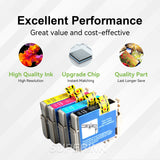 Compatible Epson T220XL T220 Ink Cartridge Combo BK/C/M/Y