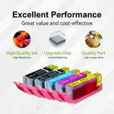 Compatible Canon PGI-270XL CLI-271XL Ink 5pcs Combo