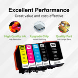 Compatible Epson T302XL Ink Cartridge 5pcs Combo