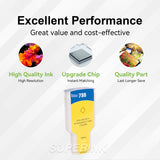 Compatible HP 730 (P2V70A) 300ml Yellow Ink Cartridge