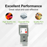 Compatible Canon PFI-206R 300ml Red Ink