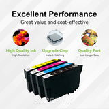 Compatible Epson T212XL Ink Cartridge Combo BK/C/M/Y