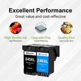 Compatible Canon PG-245XL CL-246XL Combo Inkjet Cartridge
