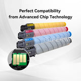 Compatible Ricoh 842091 842092 842093 842094 Toner Combo