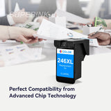 Compatible Canon CL-246XL Tri-color Inkjet Cartridge