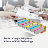 Compatible Epson T277XL Ink Cartridge 6pcs Set High Yield