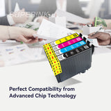 Compatible Epson T222XL T222 Combo Ink Cartridge BK/C/M/Y