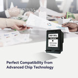 Compatible HP 901XL Black Inkjet Cartridge (CC654AC)