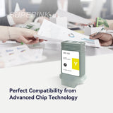 Compatible Canon PFI-102Y Yellow Ink Cartridge
