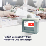 Compatible Canon PFI-304R 330ml Red Ink