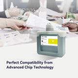 Compatible Canon PFI-304Y 330ml Yellow Ink