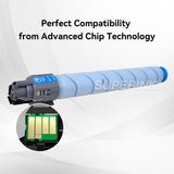 Compatible Ricoh 842092 Cyan Toner