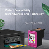 Compatible HP 62XL Tri-color Ink Cartridge (C2P07AN)