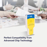 Compatible HP 745 300ml Yellow Ink Cartridge