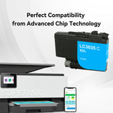 Compatible Brother LC3035XXL Cyan Ink Cartridge