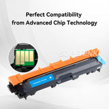 Compatible Brother TN225 Cyan Toner Cartridge High Yield