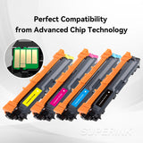 Compatible Brother TN221 TN225 Toner Cartridge Combo