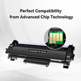 Compatible Brother TN730 Black Toner Cartridge (with chip)