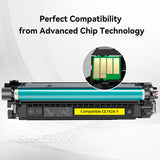 Compatible HP 307A,CE742A,Yellow Toner Cartridge