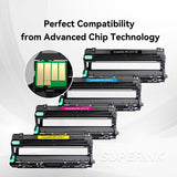 Compatible Brother DR-221CL 4 pcs Combo Drum