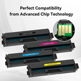 Compatible Lexmark C3210 Toner Cartridge Combo BK/C/M/Y