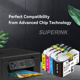 Compatible Brother LC20E Ink Cartridge Combo BK/C/M/Y