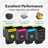 Compatible Lexmark C540 Toner Cartridge Combo High Yield