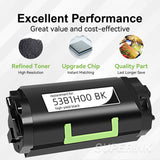 Remanufactured Lexmark 53B1H00 Black Toner High Yield