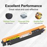 Compatible HP 126A / CE312A Yellow Toner Cartridge