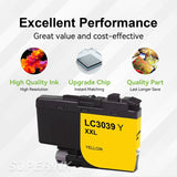Compatible Brother LC3039XXL Yellow Ink Cartridge