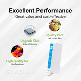 Compatible Epson T822XL Cyan High Yield Ink Cartridge