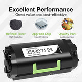 Compatible Lexmark 25B3074 Black Toner Cartridge