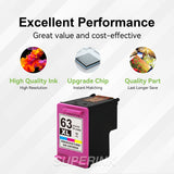 Compatible HP 63XL (F6U63AN) Ink Cartridge Tri-color