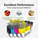 Compatible Brother LC3017XL LC3017 Combo Ink Cartridge