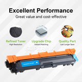 Compatible Brother TN225 Cyan Toner Cartridge High Yield