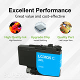 Compatible Brother LC3035XXL Cyan Ink Cartridge