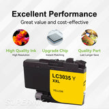 Compatible Brother LC3035XXL Yellow Ink Cartridge