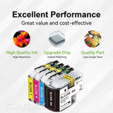 Compatible Brother LC20E Ink Cartridge Combo BK/C/M/Y
