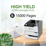 Compatible Lexmark 58D1H00 Toner Cartridge Black