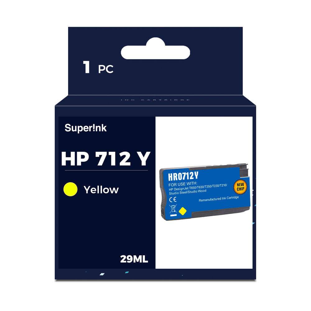 HP 712 YELLOW