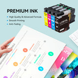 Compatible Brother LC501 LC501XL High Yield Ink Cartridge Combo BK/C/M/Y