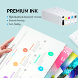 Compatible Epson T725 6pcs UltraChrome DG Ink Combo 600ml