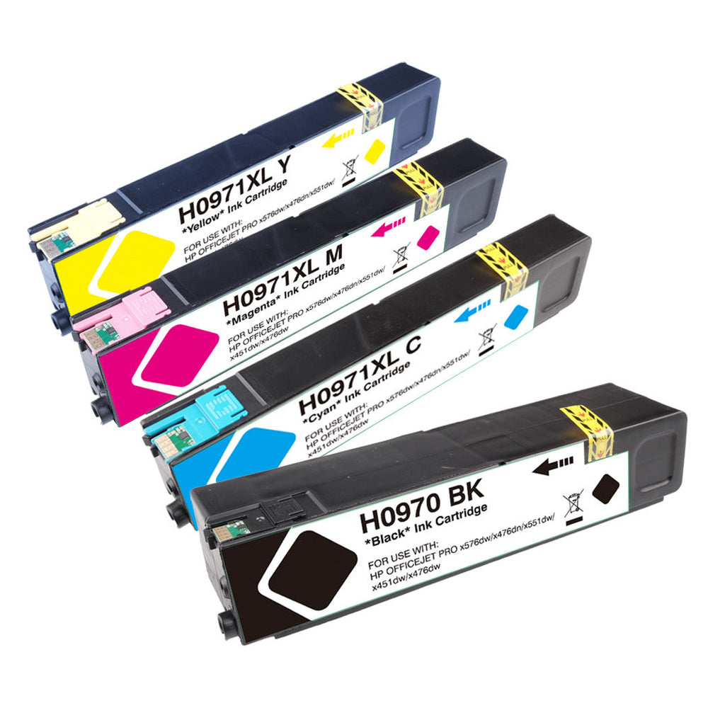 HP 970XL / 971XL INK / INKJET Cartridge Combo