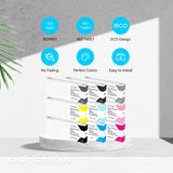 Compatible Epson T804 700ML Set of 9 Ink Cartridge