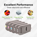 Compatible Canon PFI 710 Combo Ink Cartridge MBK/BK/C/M/Y