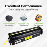 Compatible HP CF502A (HP 202A) Toner Cartridge Yellow