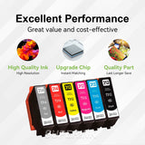 Compatible Epson T314XL Set Ink Cartridge BK/C/M/Y/GY/RD By Superink